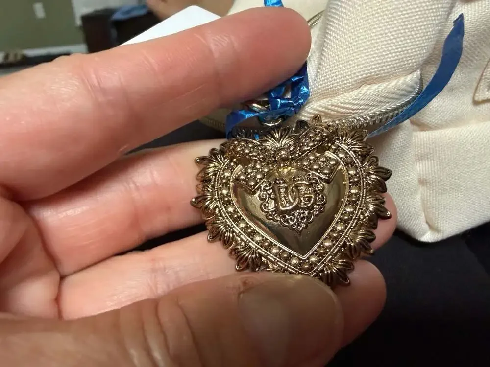 Dolce & Gabbana Devotion Beauty Make-Up Case with Sacred Heart Medallion